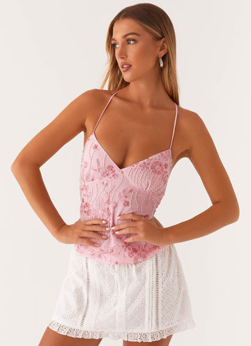 CHLOE SEQUIN TOP