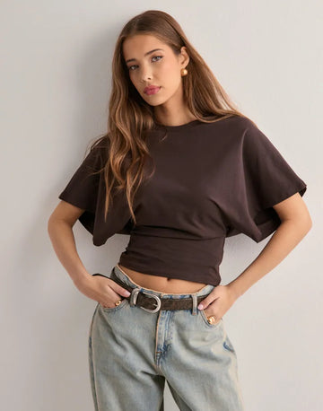 Top with wide sleeves